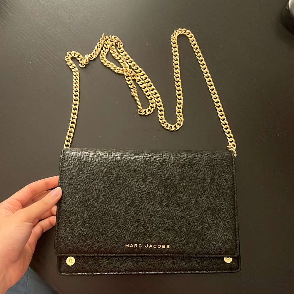 Marc Jacobs faux leather chain crossbody bag